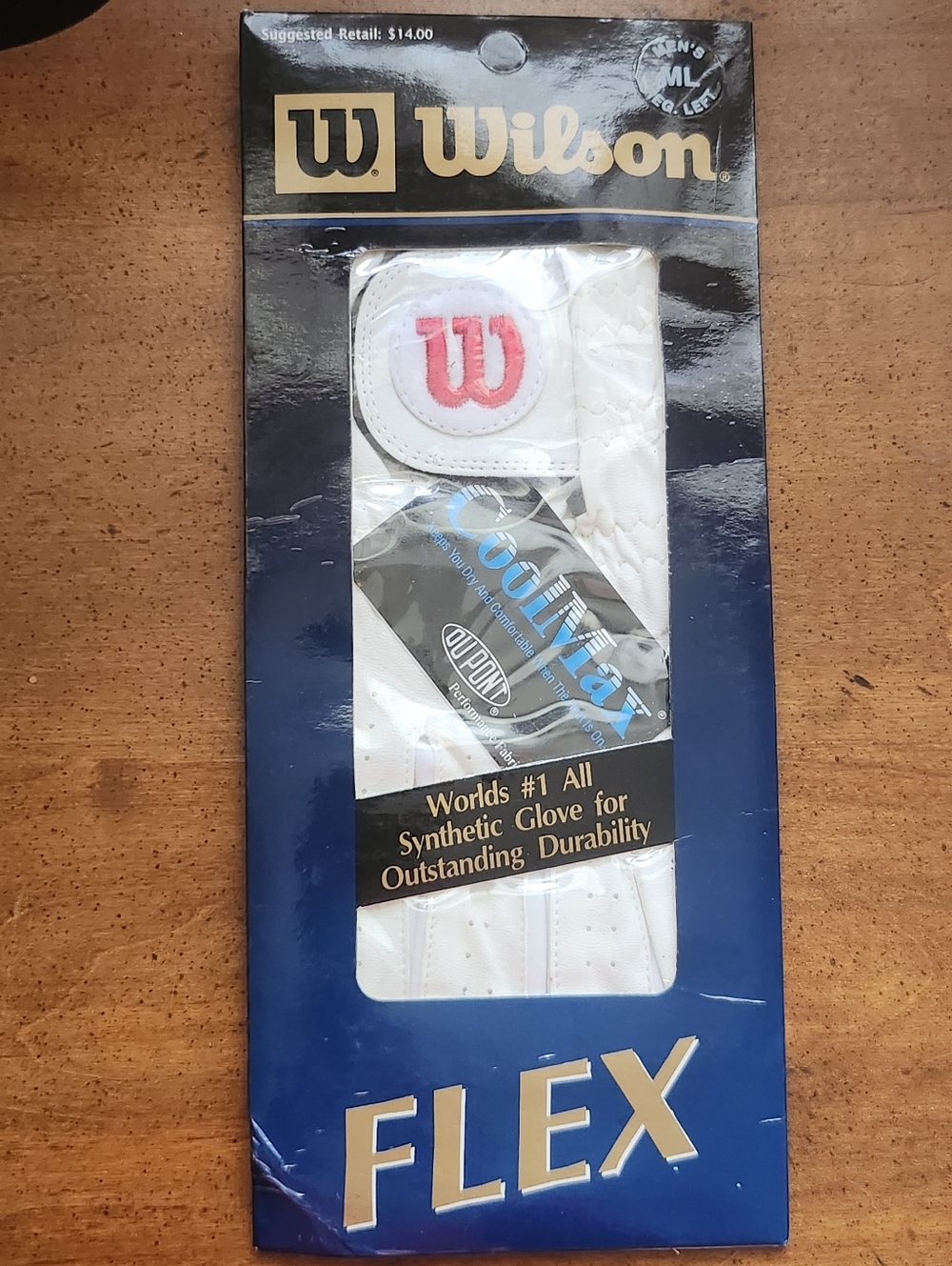 Wilson Men's ML Left White Golf Glove